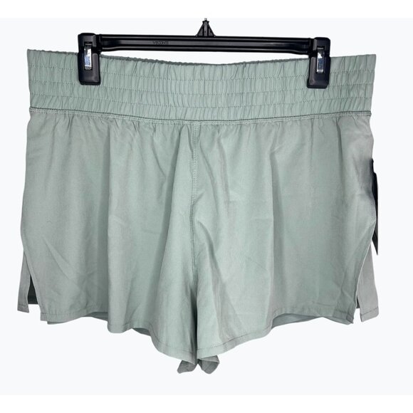 90 Degree By Reflex Lightstreme Love & Flutter Running Short Green Milieu  XL - Picture 10 of 12